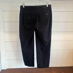 WHBM black slim crop pants